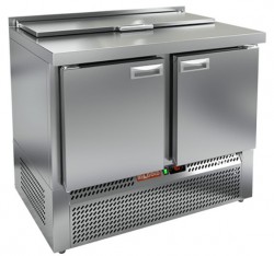 SLE1-11GN (1/3) стол для салатов охл.(+2+10), 2 двери, 1000х700х850мм, ниж.распол.агрегата
